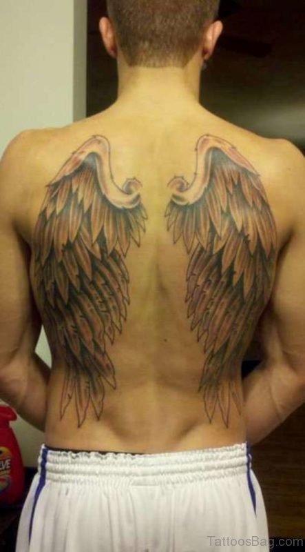 Grey Angel Tattoo