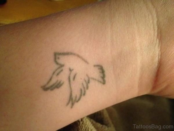 Grey Dove Tattoo