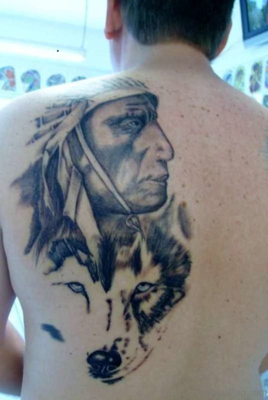 Grey Wolf Tattoo