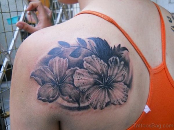 Hawaiian Flower Tattoo