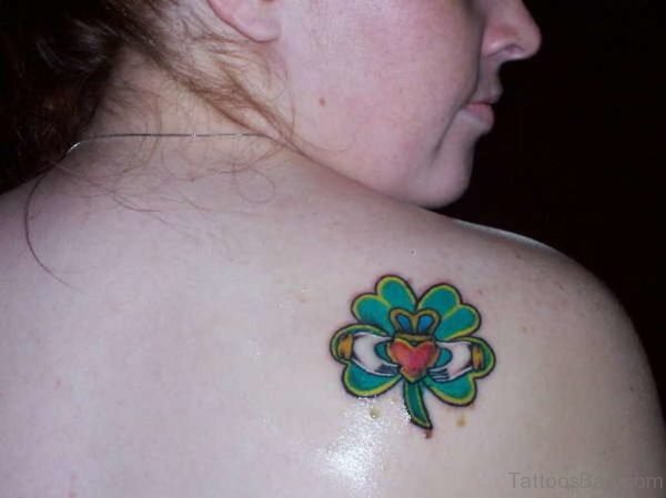 Heart And Leaf Tattoo