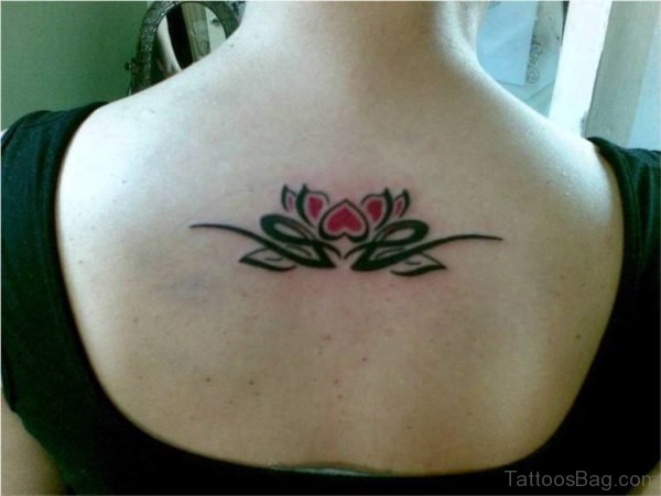 Heart And Lotus Tattoo