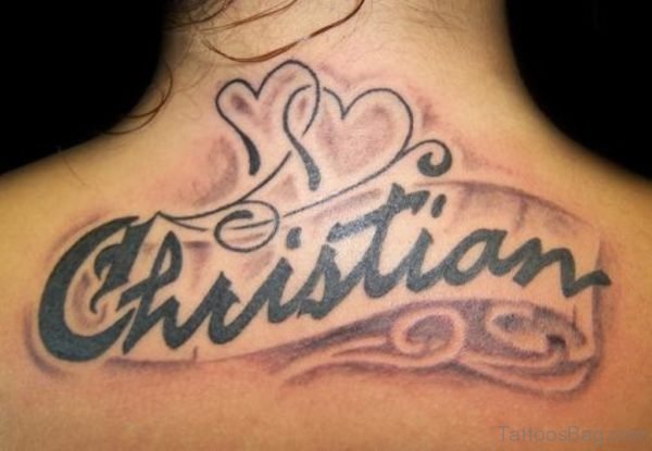 Last Name Tattoo On Back