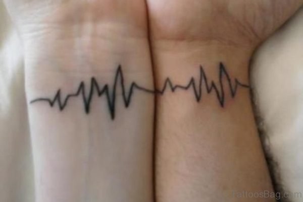 Heartbeat Tattoo Design 