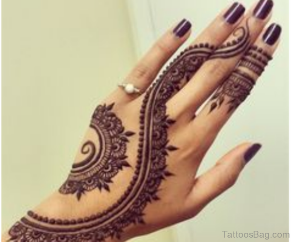 Heena Hand Tattoo