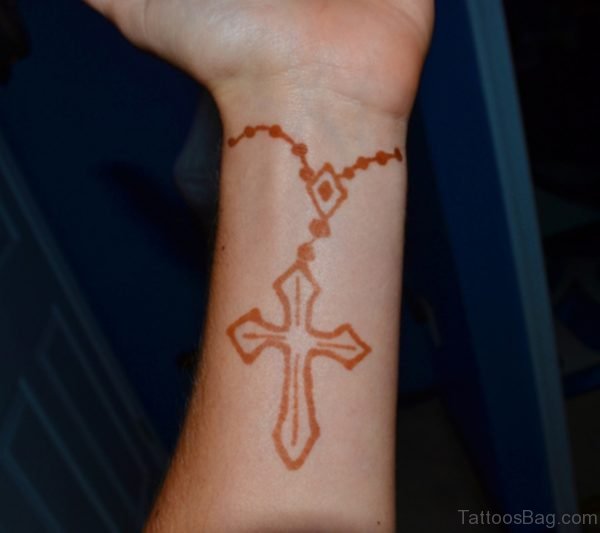 Heena Rosary Tattoo