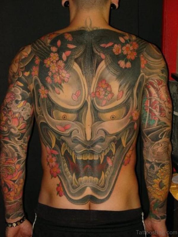Horror Devil Tattoo