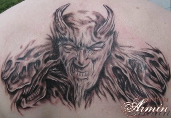 Horror Devil Tattoo