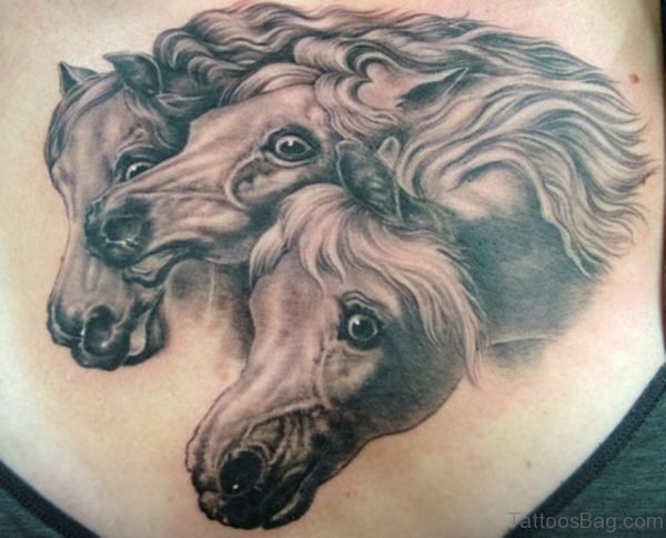 Horse Face Tattoo