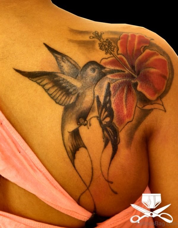Nice Hummingbird Tattoo 