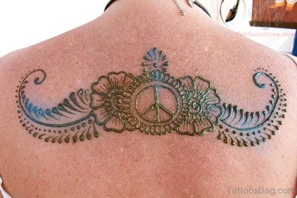 Impressive Henna Tattoo On Back