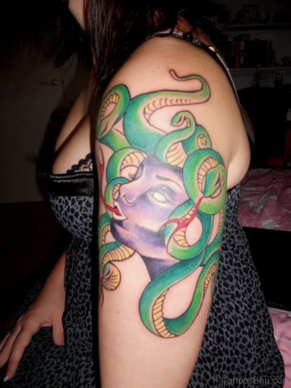 Impressive Medusa Tattoo