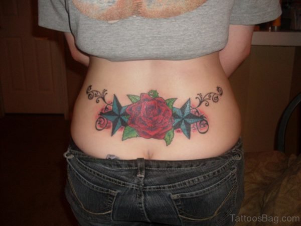 Impressive Rose Flower Tattoo