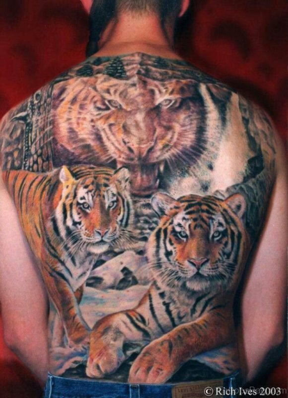 Impressive Tiger Tattoo