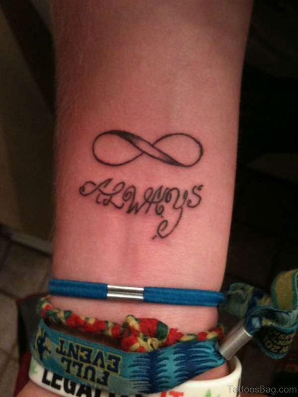 Infinity And Word Tattoo