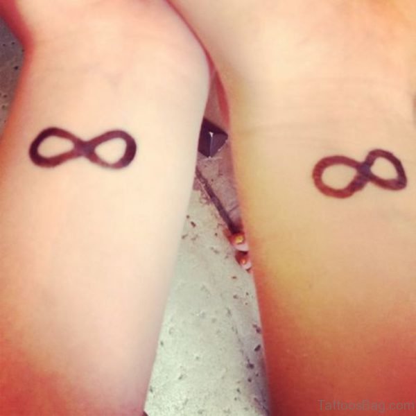 Infinity Tattoo Design On Wrist