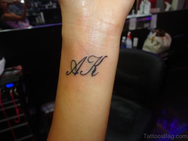 Initials Words Tattoo