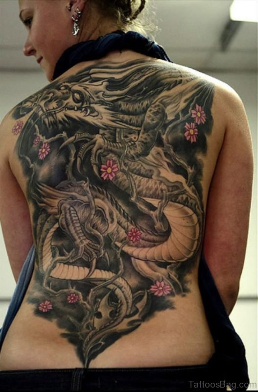 Intricate Dragon Tattoo