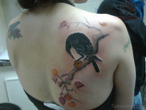 Japanese Crow Tattoo