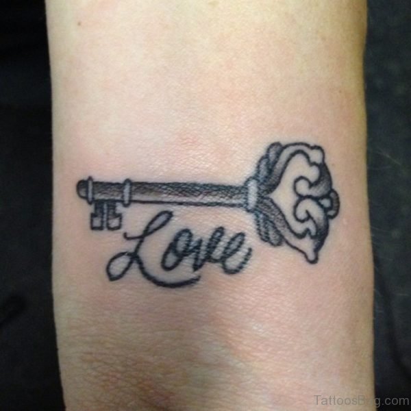 Key Love Tattoo