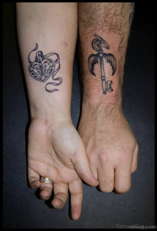 Key Tattoo On Wrist