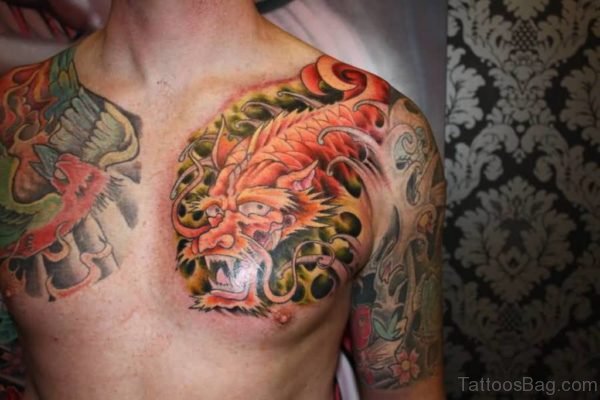Koi Fish And Dragon Tattoo