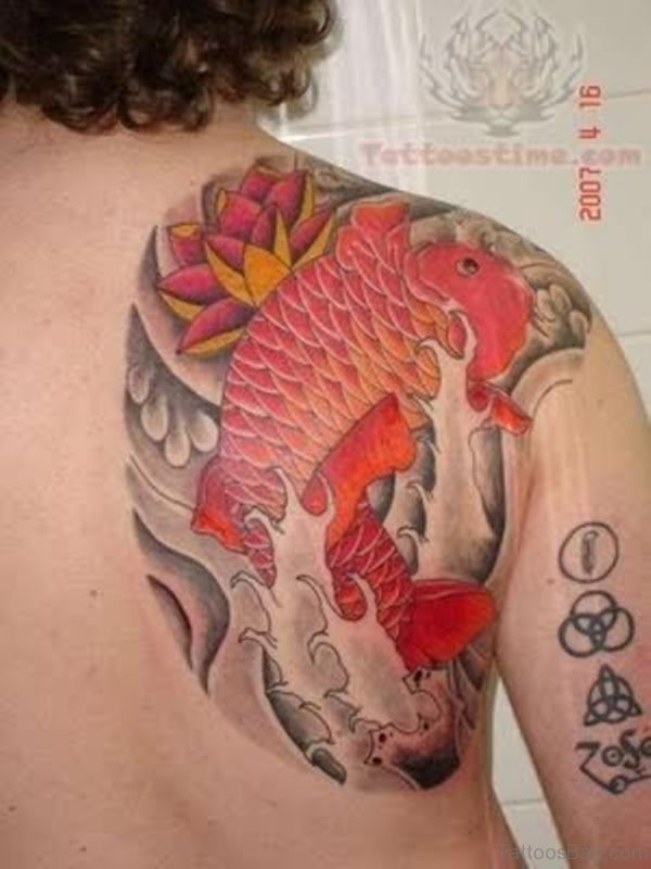 Amazing Koi Fish Tattoo
