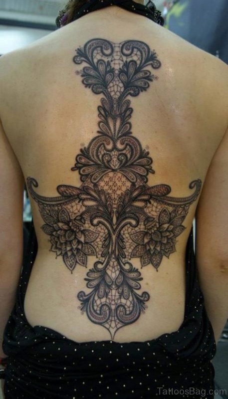 Lace Back Tattoo