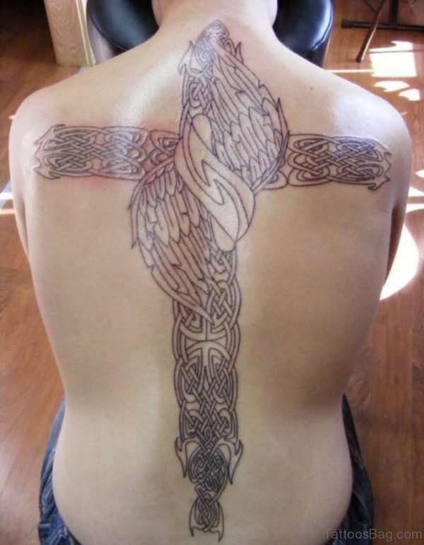 Large Cross Tattoo-