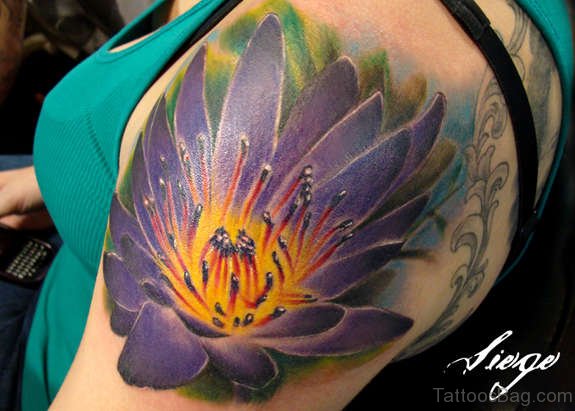 Large Flower Tattoo