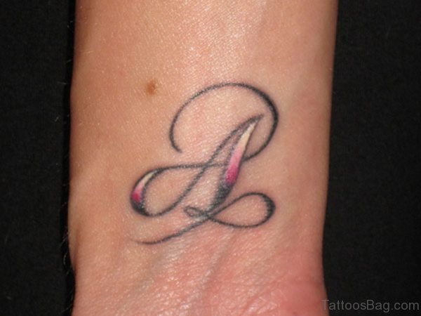 Letter Tattoo On Wrist 