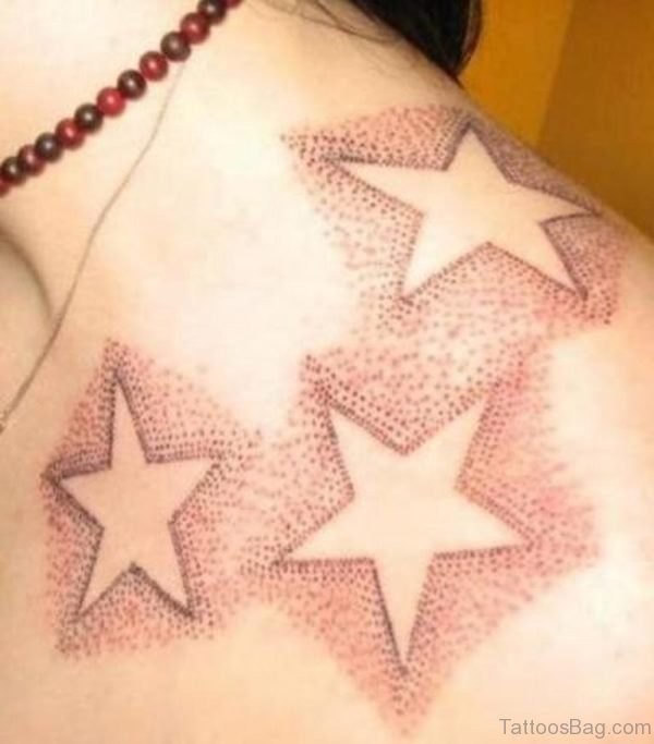 Light Ink Star Tattoo Design