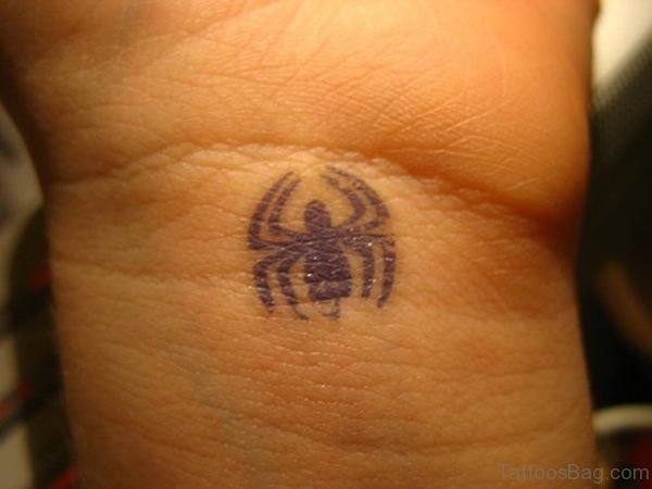 Little Spider Wrist Tattoo