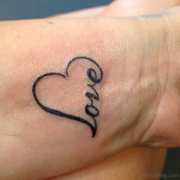 Love Heart Tattoo 
