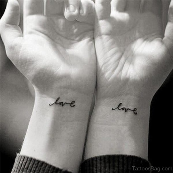Love Tattoo Designs On Wrist
