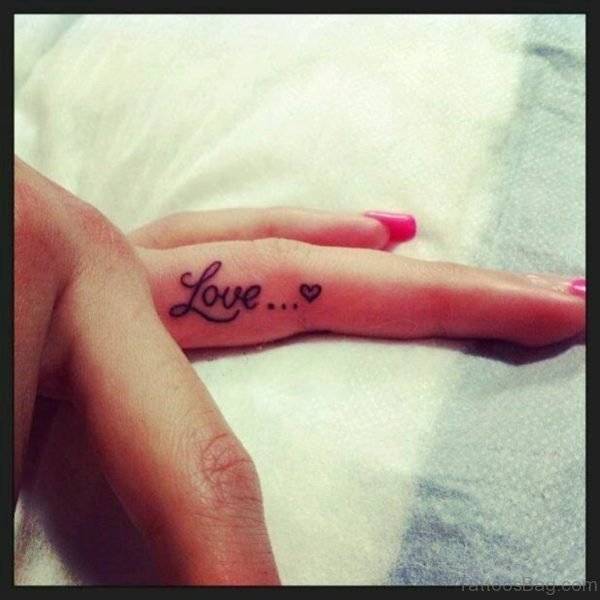 Love Word Tattoo 