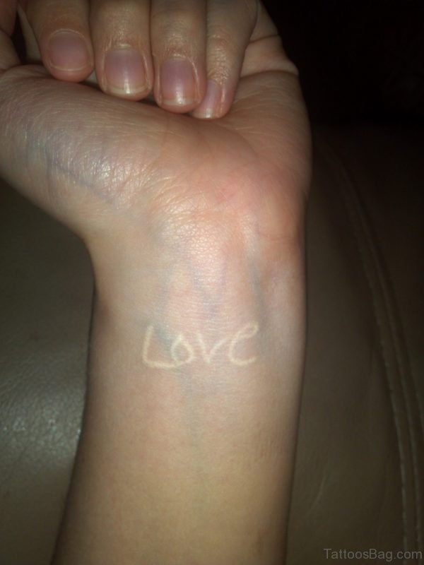 Love Word Tattoo