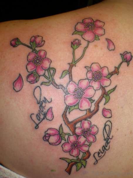 Lovely  Cherry Blossom Tattoo