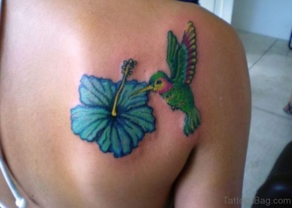 Lovely Hummingbird Tattoo