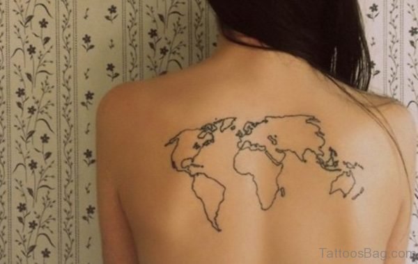 Lovely Map Tattoo