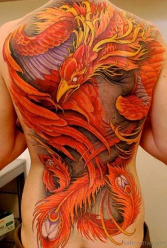 Lovely Phoenix Tattoo