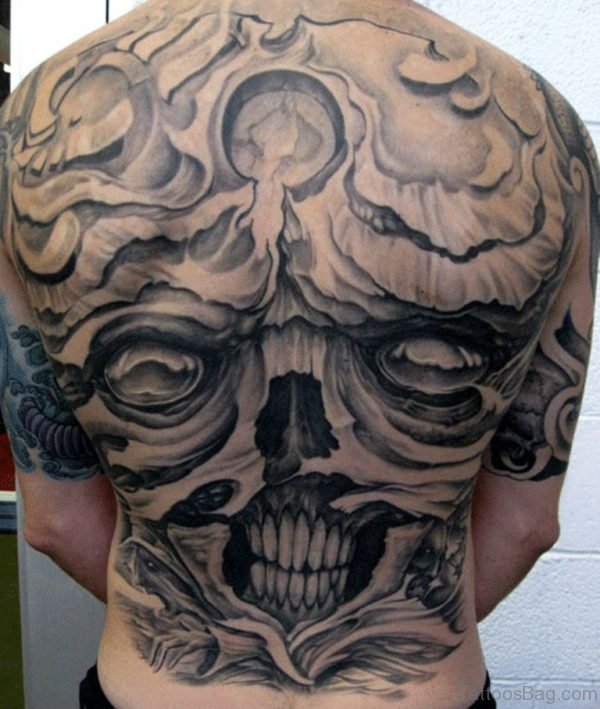 Lovely Skull Tattoo
