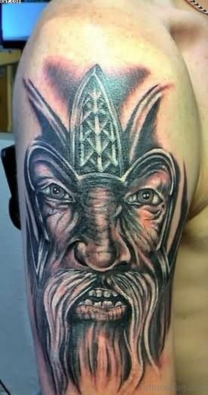 Lovely Warrior Tattoo Design