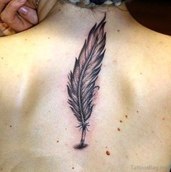 Magnificent Feather Tattoo Design