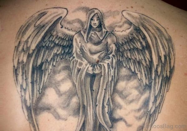 Magnificent Memorial Angel Tattoo Design