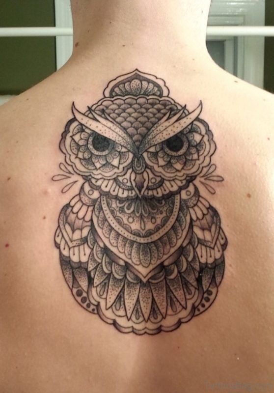 Mandala Owl Tattoo