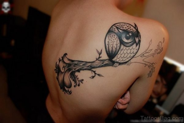 Maori Owl Tattoo