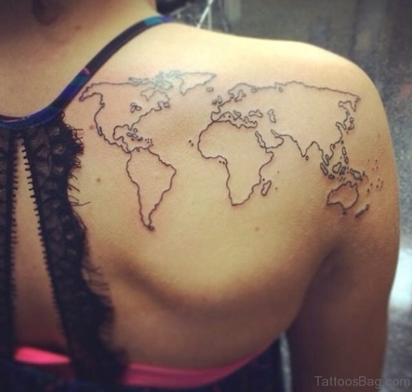 Map Tattoo For Women