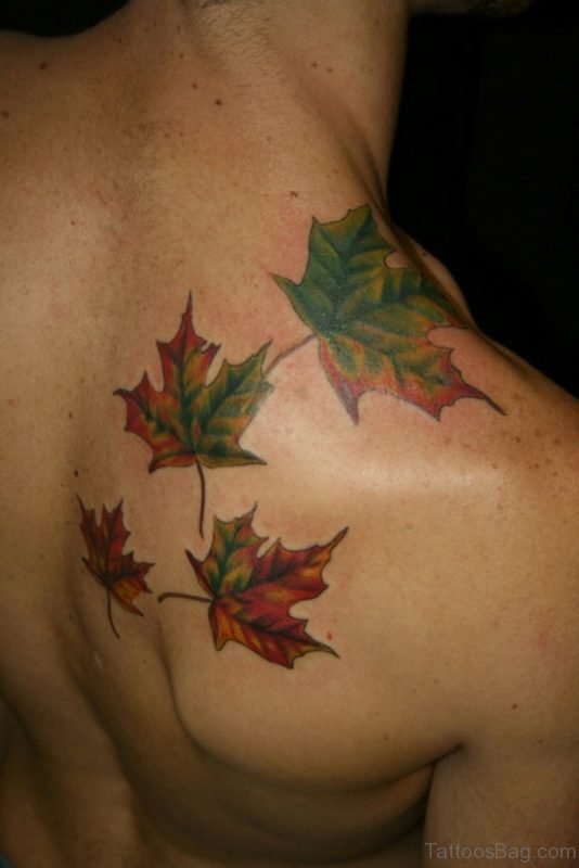 Maple Leaves Tattoo Design 