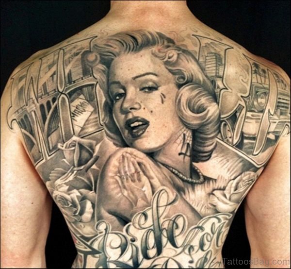 Monroe Backpiece Tattoo